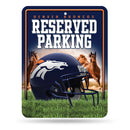 NFL Denver Broncos 8.5" x 11" Metal Parking Sign - Great for Man Cave, Bed Room, Office, Home Décor By Rico Industries