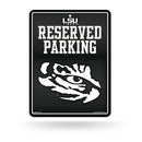 Lsu Louisiana State University - Carbon Fiber Design - Metal Parking Sign