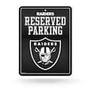 Raiders - Carbon Fiber Design - Metal Parking Sign