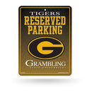 NCAA Grambling State Tigers 8.5" x 11" Metal Parking Sign - Great for Man Cave, Bed Room, Office, Home Décor By Rico Industries