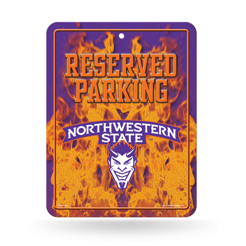 Northwestern State Metal Parking Signs