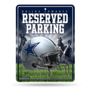 NFL Dallas Cowboys 8.5" x 11" Metal Parking Sign - Great for Man Cave, Bed Room, Office, Home Décor By Rico Industries