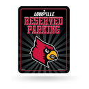 NCAA Louisville Cardinals 8.5" x 11" Metal Parking Sign - Great for Man Cave, Bed Room, Office, Home Décor By Rico Industries
