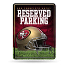 NFL San Francisco 49ers 8.5" x 11" Metal Parking Sign - Great for Man Cave, Bed Room, Office, Home Décor By Rico Industries