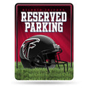 NFL Atlanta Falcons 8.5" x 11" Metal Parking Sign - Great for Man Cave, Bed Room, Office, Home Décor By Rico Industries