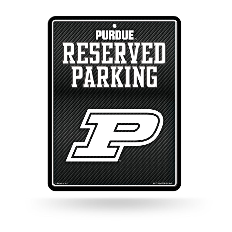 Purdue - Carbon Fiber Design - Metal Parking Sign