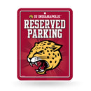 IU Indianapolis Jaguars Metal Parking Sign