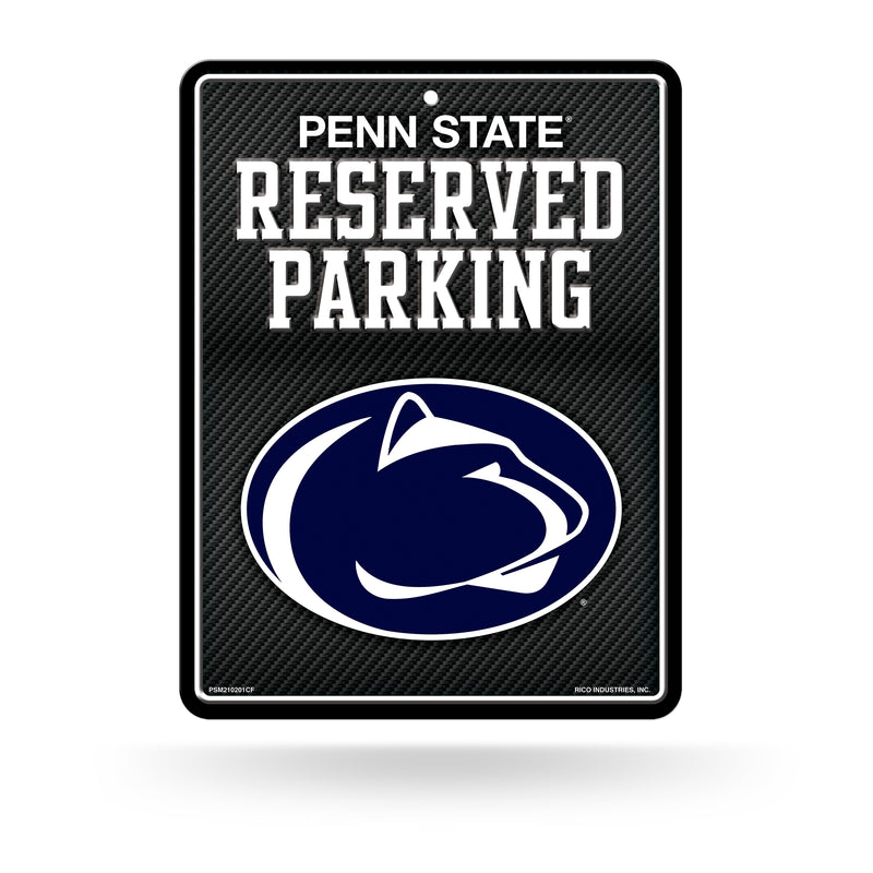 Penn State - Carbon Fiber Design - Metal Parking Sign