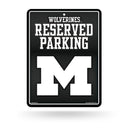 Michigan University - Carbon Fiber Design - Metal Parking Sign