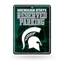 NCAA Michigan State Spartans 8.5" x 11" Metal Parking Sign - Great for Man Cave, Bed Room, Office, Home Décor By Rico Industries