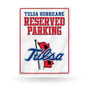 NCAA Tulsa Golden Hurricane 8.5" x 11" Metal Parking Sign - Great for Man Cave, Bed Room, Office, Home Décor By Rico Industries