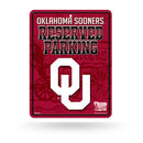 NCAA Oklahoma Sooners 8.5" x 11" Metal Parking Sign - Great for Man Cave, Bed Room, Office, Home Décor By Rico Industries