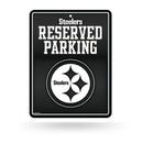 Steelers - Carbon Fiber Design - Metal Parking Sign