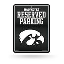 Iowa University - Carbon Fiber Design - Metal Parking Sign