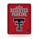 Texas Tech Red Raiders Metal Parking Sign