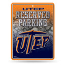 NCAA Texas-El Paso Miners 8.5" x 11" Metal Parking Sign - Great for Man Cave, Bed Room, Office, Home Décor By Rico Industries