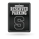 Syracuse University - Carbon Fiber Design - Metal Parking Sign