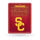 NCAA Southern California Trojans 8.5" x 11" Metal Parking Sign - Great for Man Cave, Bed Room, Office, Home Décor By Rico Industries