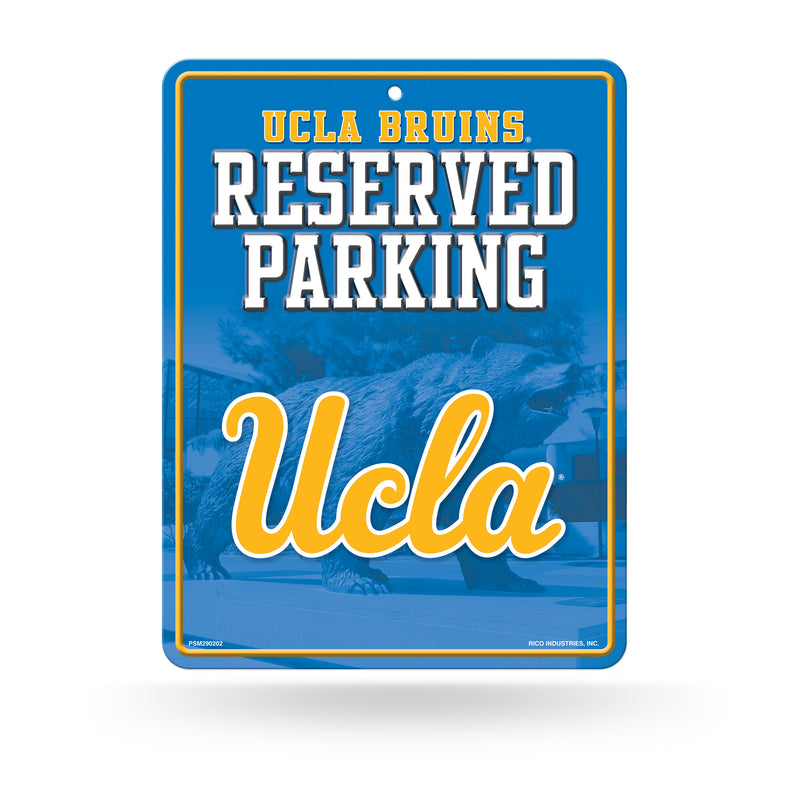 NCAA California-Los Angeles Bruins 8.5" x 11" Metal Parking Sign - Great for Man Cave, Bed Room, Office, Home Décor By Rico Industries