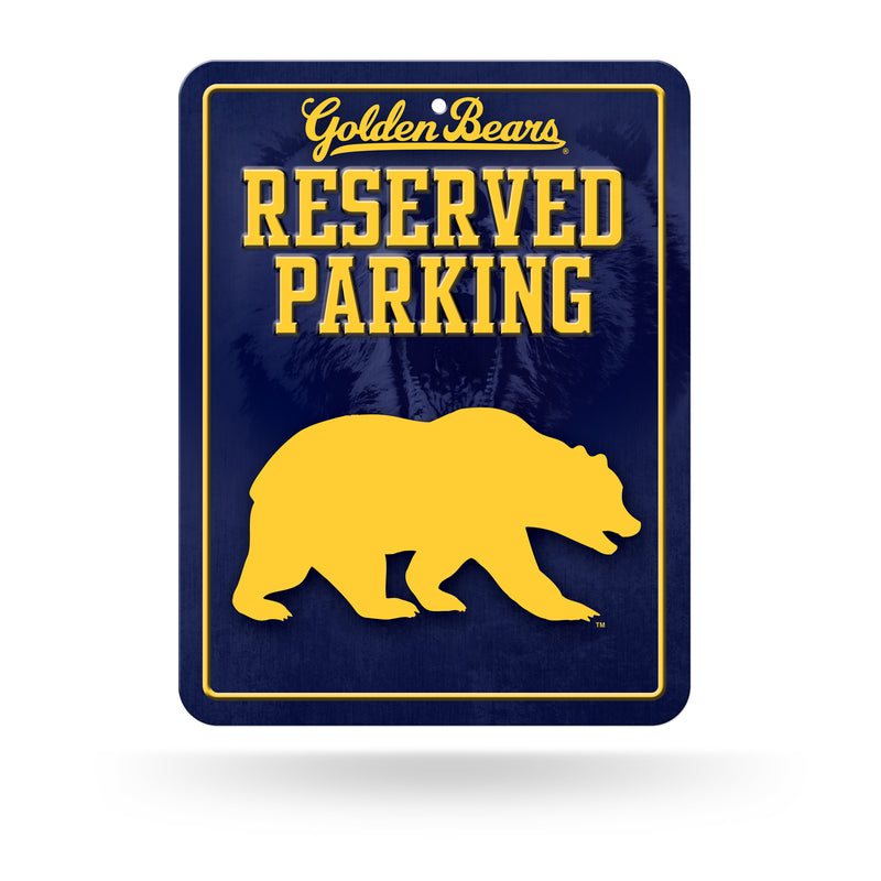 NCAA Cal Berkeley Golden Bears 8.5" x 11" Metal Parking Sign - Great for Man Cave, Bed Room, Office, Home Décor By Rico Industries