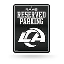 Rams - Carbon Fiber Design - Metal Parking Sign
