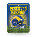 Los Angeles Rams Metal Parking Sign