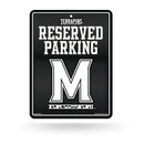 Maryland University - Carbon Fiber Design - Metal Parking Sign