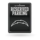 Chargers - Carbon Fiber Design - Metal Parking Sign