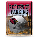 NFL Arizona Cardinals 8.5" x 11" Metal Parking Sign - Great for Man Cave, Bed Room, Office, Home Décor By Rico Industries
