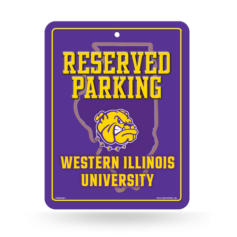 Western Illinois Metal Parking Signs
