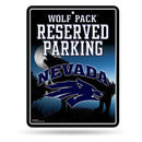 NCAA Nevada-Reno Wolf Pack 8.5" x 11" Metal Parking Sign - Great for Man Cave, Bed Room, Office, Home Décor By Rico Industries