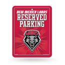 New Mexico Lobos Metal Parking Sign