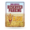 NCAA Arizona State Sun Devils 8.5" x 11" Metal Parking Sign - Great for Man Cave, Bed Room, Office, Home Décor By Rico Industries