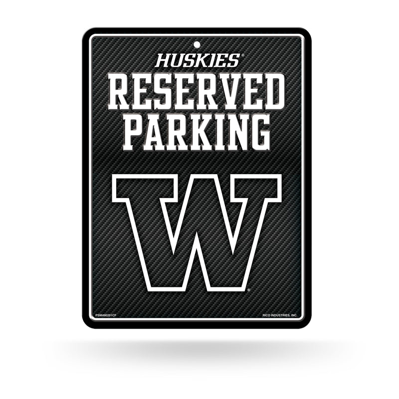 Washington University - Carbon Fiber Design - Metal Parking Sign