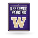 NCAA Washington Huskies 8.5" x 11" Metal Parking Sign - Great for Man Cave, Bed Room, Office, Home Décor By Rico Industries
