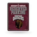 NCAA Montana Grizzlies 8.5" x 11" Metal Parking Sign - Great for Man Cave, Bed Room, Office, Home Décor By Rico Industries