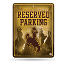 NCAA Wyoming Cowboys 8.5" x 11" Metal Parking Sign - Great for Man Cave, Bed Room, Office, Home Décor By Rico Industries