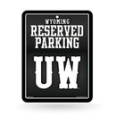 Wyoming University - Carbon Fiber Design - Metal Parking Sign