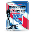 NHL New York Rangers 8.5" x 11" Metal Parking Sign - Great for Man Cave, Bed Room, Office, Home Décor By Rico Industries