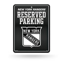 Rangers - Ny - Carbon Fiber Design - Metal Parking Sign