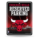 NBA Chicago Bulls 8.5" x 11" Metal Parking Sign - Great for Man Cave, Bed Room, Office, Home Décor By Rico Industries