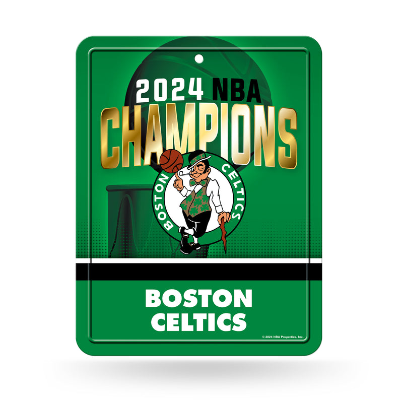 Boston Celtics 2024 NBA Champions Metal Parking Sign