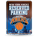 NBA New York Knicks 8.5" x 11" Metal Parking Sign - Great for Man Cave, Bed Room, Office, Home Décor By Rico Industries