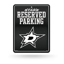 NHL Dallas Stars 8.5" x 11" Carbon Fiber Metal Parking Sign - Great for Man Cave, Bed Room, Office, Home Décor By Rico Industries