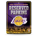 NBA Los Angeles Lakers 8.5" x 11" Metal Parking Sign - Great for Man Cave, Bed Room, Office, Home Décor By Rico Industries