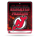 NHL New Jersey Devils 8.5" x 11" Metal Parking Sign - Great for Man Cave, Bed Room, Office, Home Décor By Rico Industries