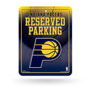 NBA Indiana Pacers 8.5" x 11" Metal Parking Sign - Great for Man Cave, Bed Room, Office, Home Décor By Rico Industries