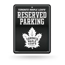 Maple Leafs - Carbon Fiber Design - Metal Parking Sign