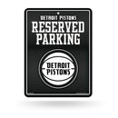Pistons - Carbon Fiber Design - Metal Parking Sign