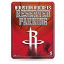 NBA Houston Rockets 8.5" x 11" Metal Parking Sign - Great for Man Cave, Bed Room, Office, Home Décor By Rico Industries